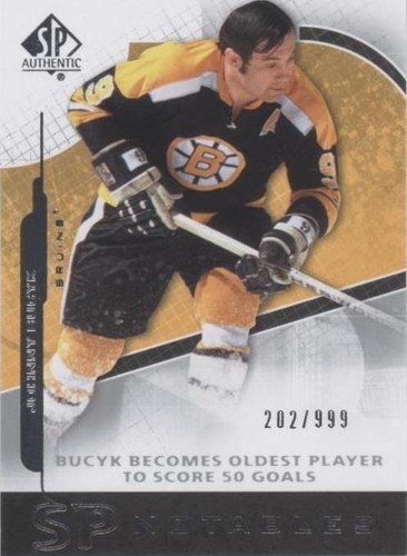 2008-09 SP Authentic - Johnny Bucyk #123