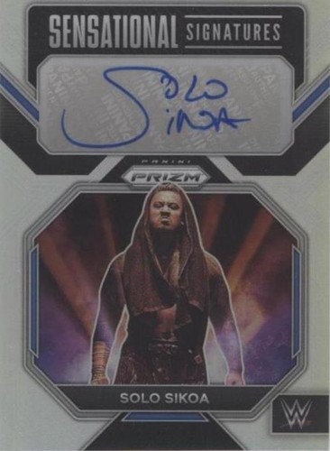 2023 Panini Prizm WWE - Solo Sikoa #SN-SSK