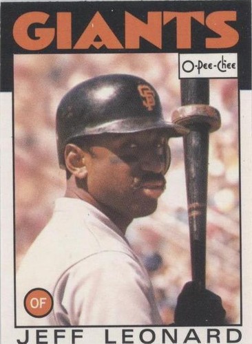 1986 O-Pee-Chee - Jeffrey Leonard #381