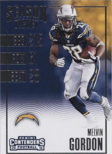 2016 Panini Contenders Melvin Gordon #75