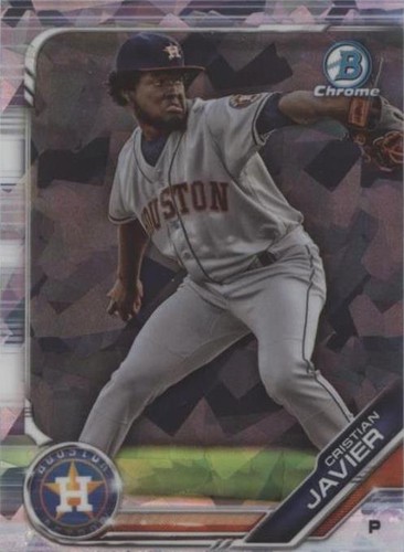 2019 Bowman Chrome Draft Sapphire Edition - Cristian Javier #BDC-160