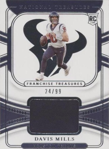2021 Panini National Treasures Davis Mills #FT-DAM