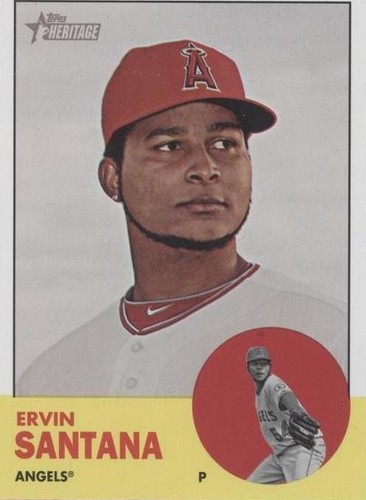 2012 Topps Heritage - Ervin Santana #322