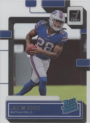 2022 Panini Clearly Donruss James Cook #65