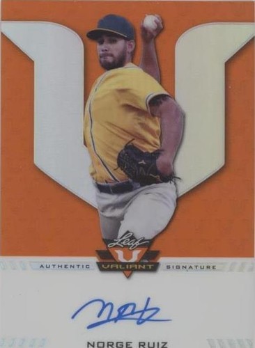 2017 Leaf Valiant Draft - Norge Ruiz #BA-NR1