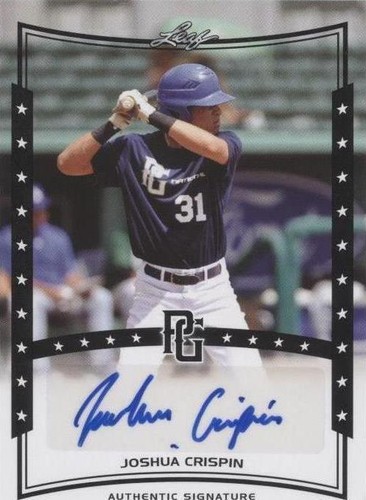 2014 Leaf Perfect Game Showcase - Joshua Crispin #A-JC4
