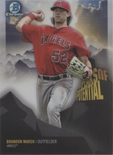 2018 Bowman Chrome - Brandon Marsh #PP-BM