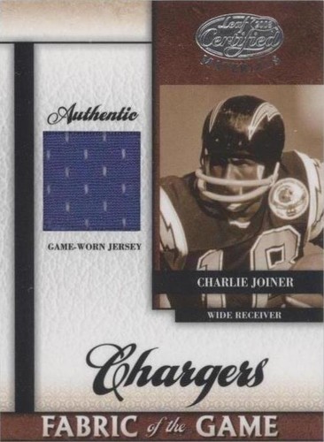 2008 Leaf Certified Materials Charlie Joiner #FOG-12