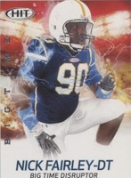 2011 SAGE Hit Nick Fairley #BT 17
