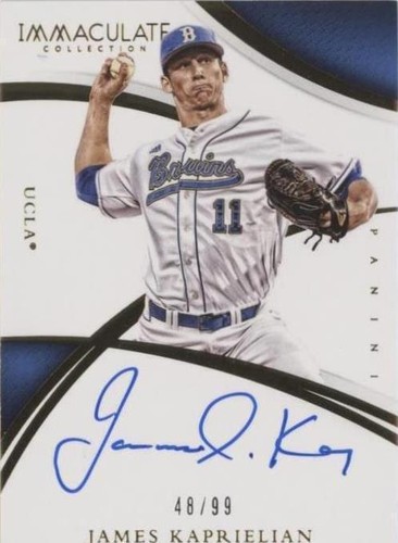 2015 Panini Immaculate Collection Collegiate - James Kaprielian #JK