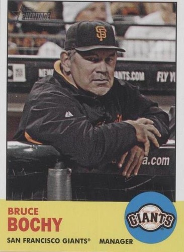 2012 Topps Heritage - Bruce Bochy #258