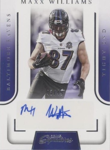 2016 Panini Prime Signatures Maxx Williams #PS-MW