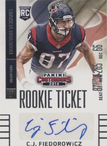2014 Panini Contenders C.J. Fiedorowicz #110