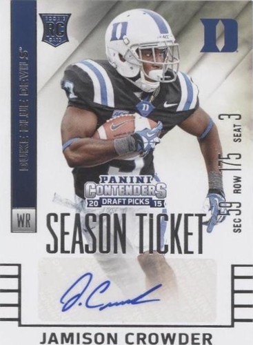 2015 Panini Contenders Draft Picks Jamison Crowder #134
