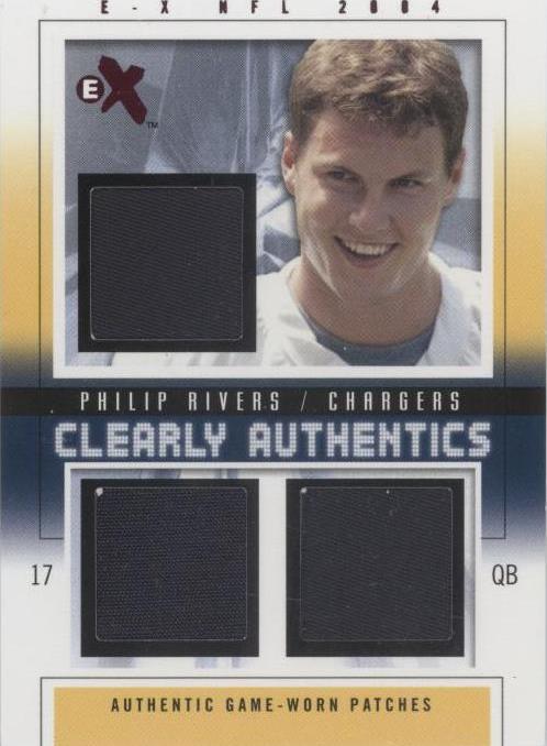 Fleer E-X Philip Rivers 2004 #CA-PR
