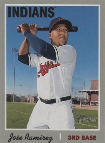 2019 Topps Heritage - Jose Ramirez #491