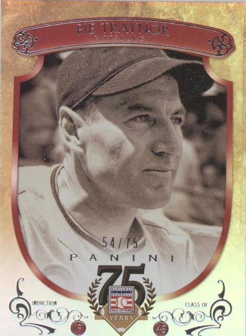 2014 Panini Hall of Fame - Pie Traynor #21