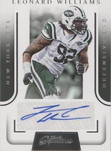 2016 Panini Prime Signatures Leonard Williams #PS-LW