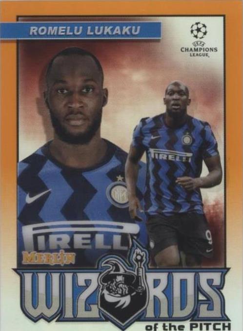2020-21 Topps Merlin Collection Chrome UCL Romelu Lukaku #W-RLU