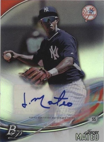 2016 Bowman Platinum - Jorge Mateo #TPA-JM