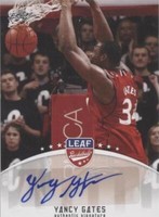 2012 Leaf - Yancy Gates #BA-YG1