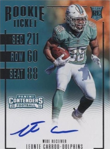 2016 Panini Contenders Leonte Carroo #333
