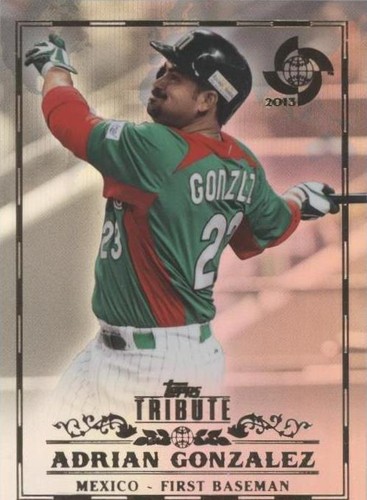 2013 Topps Tribute WBC - Adrian Gonzalez #61