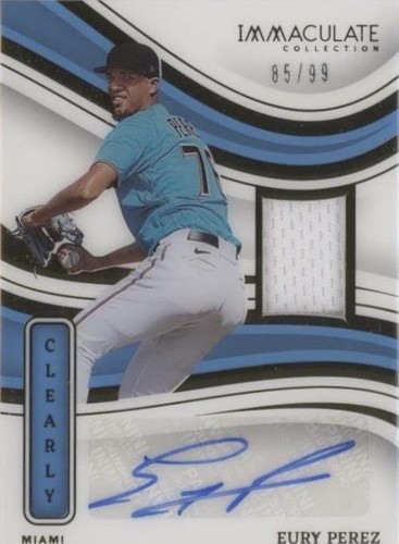 2023 Panini Immaculate Collection - Eury Perez #CMS-EP
