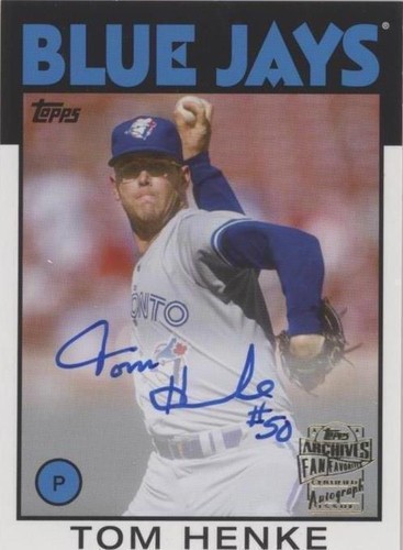 2020 Topps Archives - Tom Henke #FFA-THE