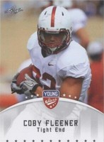 2012 Leaf Young Stars Coby Fleener #21