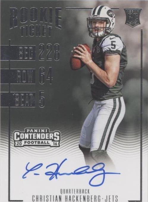 2016 Panini Contenders Christian Hackenberg #304