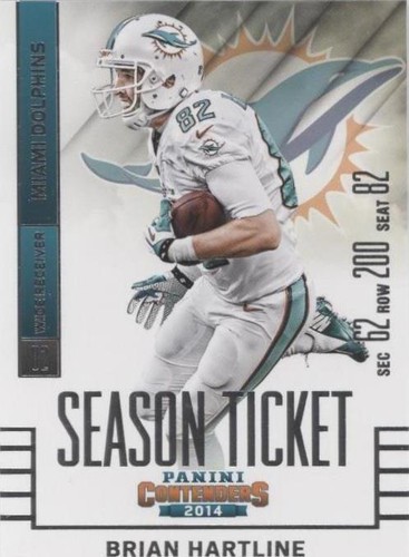 2014 Panini Contenders Brian Hartline #39