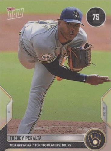 2022 Topps Now MLB Network Top 100 Players - Freddy Peralta #T-75