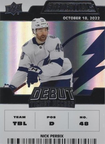 2022-23 Upper Deck Credentials - Nick Perbix #127