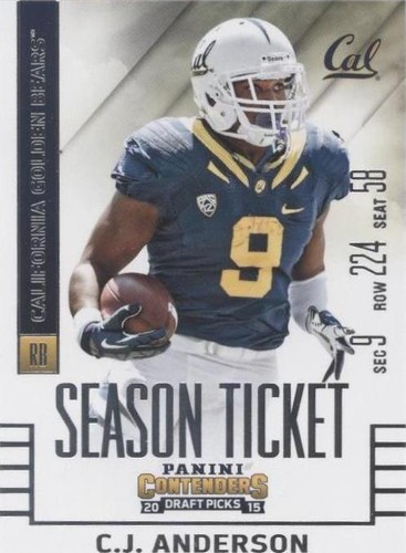 2015 Panini Contenders Draft Picks C.J. Anderson #21