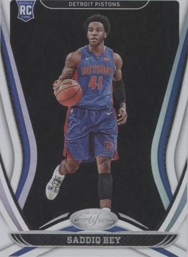 Saddiq Bey /41シリ RC auto STUB貴重 NBA 2020-21 SADDIQ BEY AUTO PANINI PRIZM ROOKIE RC SIGNATURES