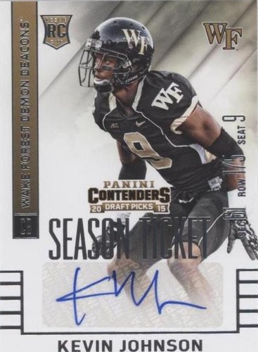 2015 Panini Contenders Draft Picks Kevin Johnson #208