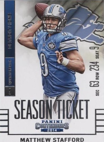 2014 Panini Contenders Matthew Stafford #59