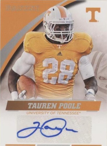 2016 Panini Tennessee Volunteers Tauren Poole #TP-UT
