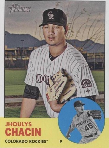 2012 Topps Heritage - Jhoulys Chacin #498