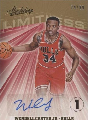 2018-19 Panini Absolute Memorabilia - Wendell Carter Jr. #LS-WCJ