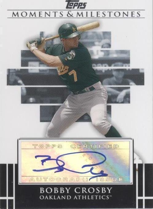2008 Topps Moments & Milestones - Bobby Crosby #MA-BC