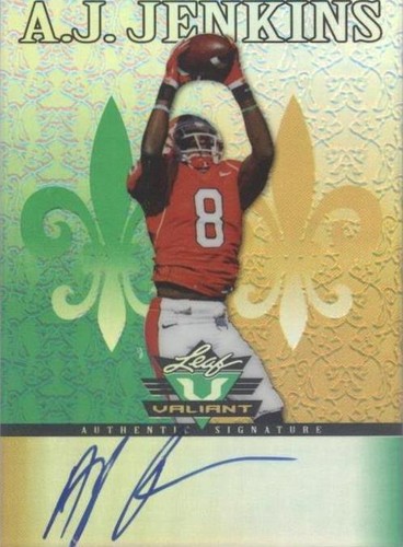 2012 Leaf Valiant A.J. Jenkins #AJJ