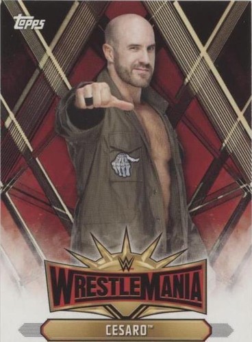 2019 Topps WWE Road to Wrestlemania - Cesaro #WM-28