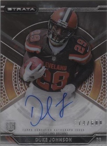 2015 Topps Strata Duke Johnson #SA-DJ