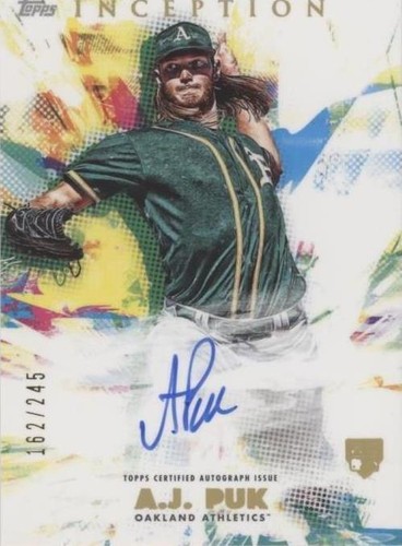 2020 Topps Inception - A.J. Puk #RESA-AJP