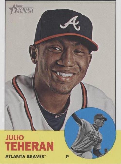 2012 Topps Heritage - Julio Teheran #454