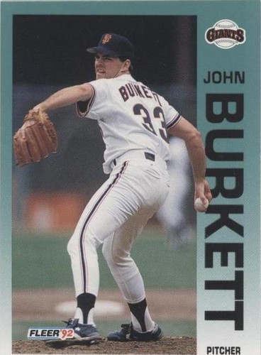 1992 Fleer - John Burkett #630