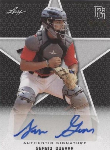 2020 Leaf Perfect Game National Showcase - Sergio Guerrero #BA-SG1