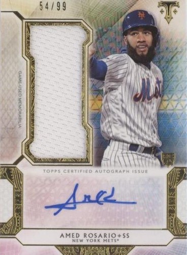 2018 Topps Triple Threads - Amed Rosario #UAJR-ARO